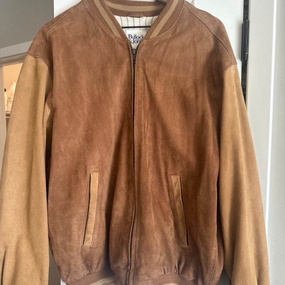 100% Suede Bomber Jacket